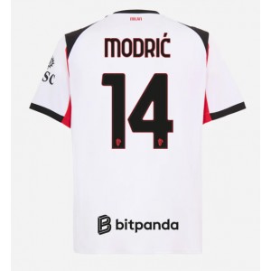 Fotbalové Dres AC Milan Luka Modric #14 Venkovní Oblečení 2025-26 Krátký Rukáv